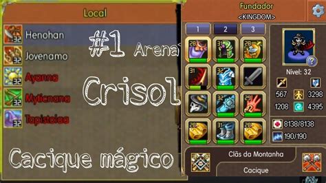 Warspear Online Cacique M Gico Na Arena Crisol Youtube