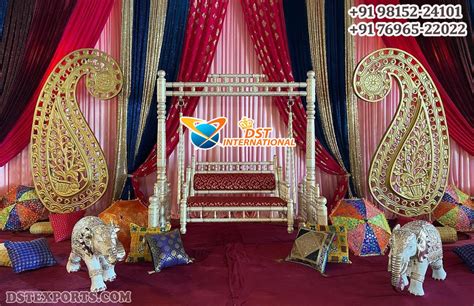 Classy And Affordable Mehndi Stage Decoration Dst International