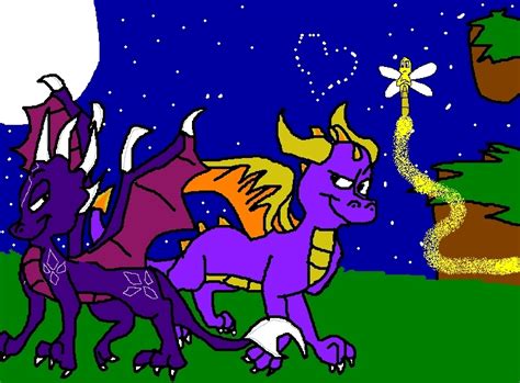 Spyro Love Cynder Legend Of Spyro Dawn Of The Dragon Fan Art