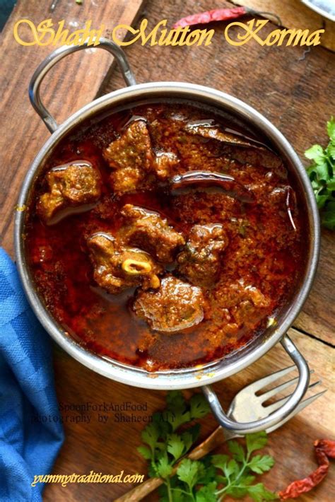 Shahi Mutton Korma Recipe Yummy Traditional