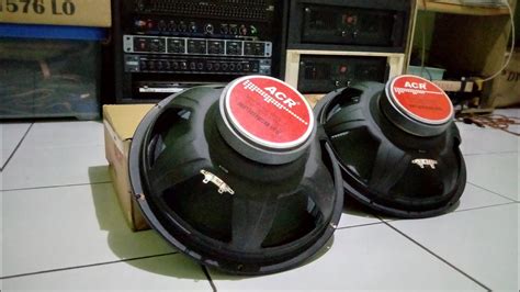 Unboxing Speaker Inch Acr Cuma Rb Udah Horeg Coy Youtube