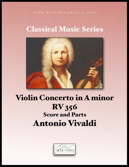 Violin Concerto In A Minor Rv 356 Arr Arte Nova Music Lab By Antonio