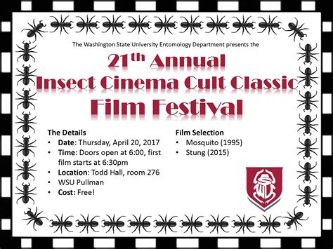 Annual Insect Cinema Cult Classic | Department of Entomology