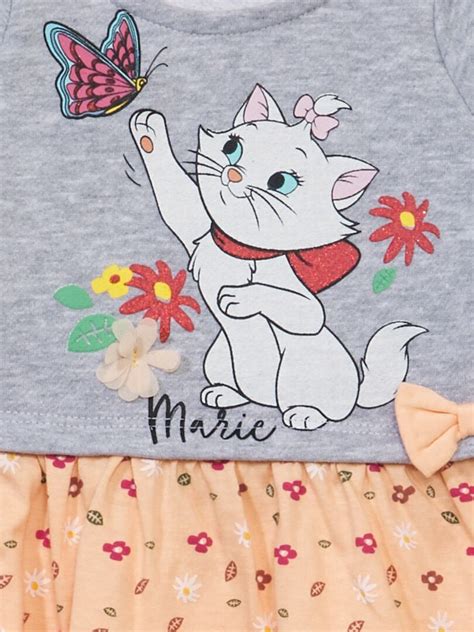 Vestido Efecto En Marie Los Aristogatos Disney Gris Kiabi