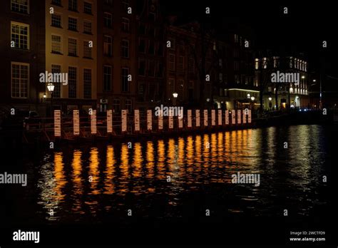 Amsterdam Light Festival Winter Night Artworks Illuminations