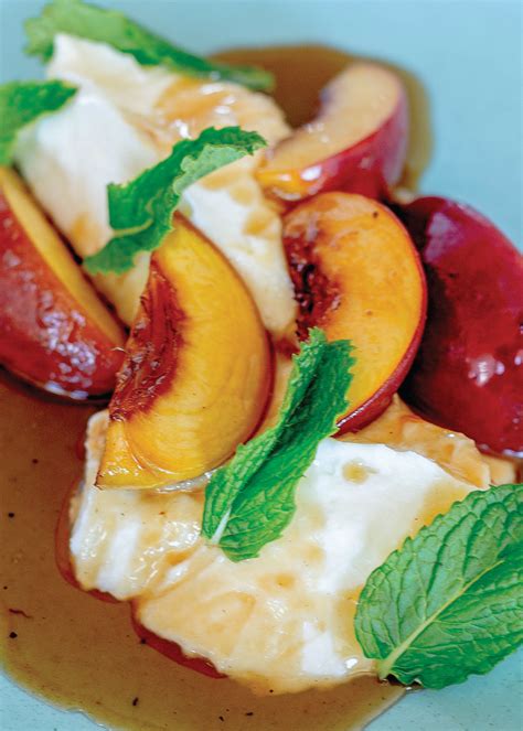 Brandied Peaches And Sweet Ricotta Edible Kentucky And Southern Indiana