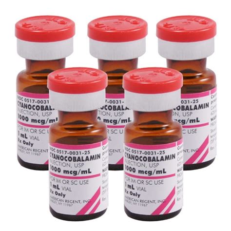 CYANOCOBALAMIN 1000MCG/ML - RX Products