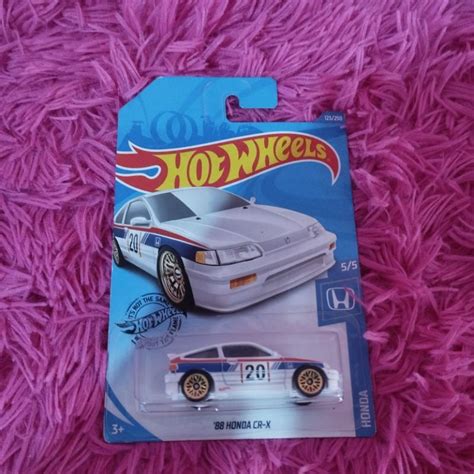 Carrinho Hot Wheels Honda CR X Mattel Shopee Brasil