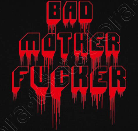 Tee Shirt Bad Mother Fucker Pulp Fiction Tostadora Fr