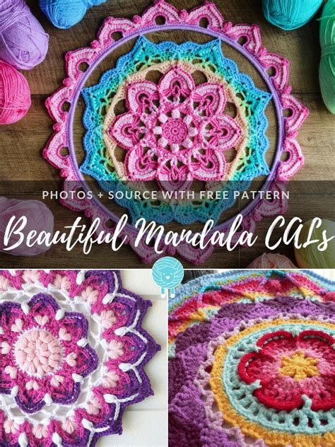 Beautiful Mandala Cals Free Crochet Patterns