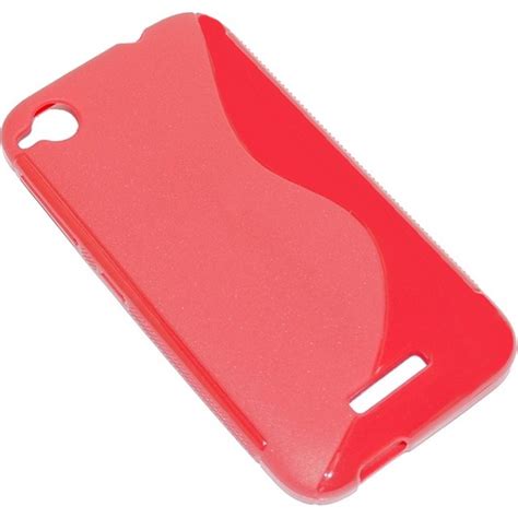 Ssyl Custodia Tpu Silicone Cover Case Per Htc Desire Red