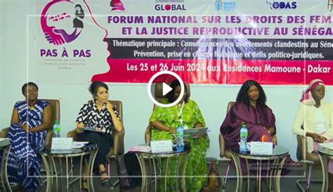 Video Premier Forum National Sur Les Droits Des Femmes Et La Justice