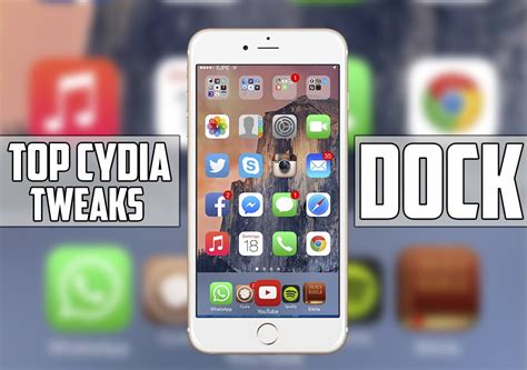 Mejores Tweaks De Cydia Para El Dock Ios 84 2015 Youtube