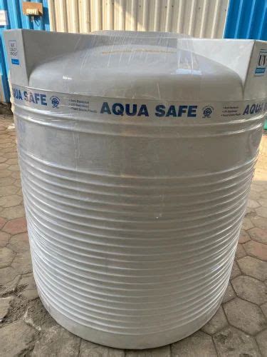 Aquasafe Ltr Triple Layered Water Storage Tank White Colour At