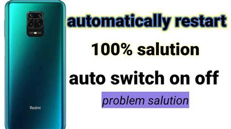 Redmi Note 9 Pro Auto Restart Problem Salution Redmi Note 9 Pro Auto