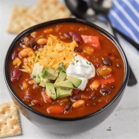 Crock Pot Vegetarian Chili The Best Vegetarian Chili