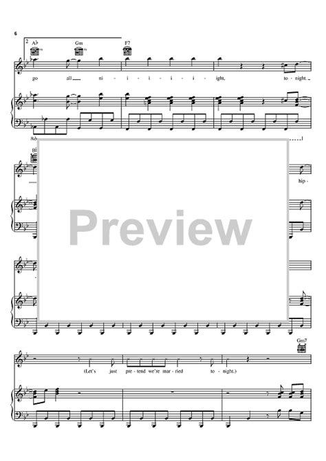 Let's Pretend We're Married" Sheet Music by Prince for Piano/Vocal/Chords - Sheet Music Now