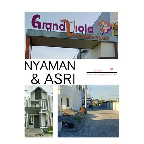 Jual Rumah Nyaman Dan Asri Tipe Baru Syariah Di Ponorogo Kota