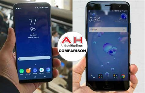 Phone Comparisons Samsung Galaxy S8 Vs Htc U11