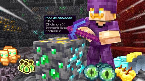 MINECRAFT Pero TODOS Los MINERALES DROPEAN ITEMS OP YouTube