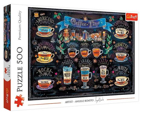 Comprar Puzzle Trefl Hora Del Café De 500 Piezas Trefl 37449