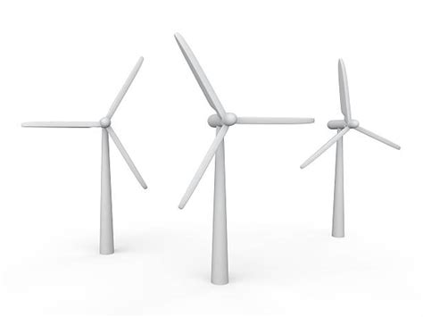 Wind Turbine Isolated Illustrations Royalty Free Vector Graphics