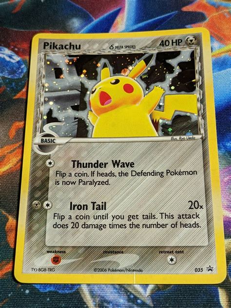 Pikachu Delta Species Black Star Promo Pokemon Card Played Values