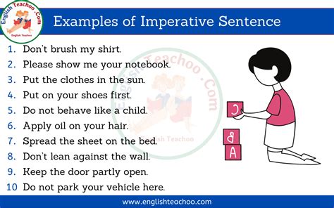 10 Examples Of Imperative Sentences