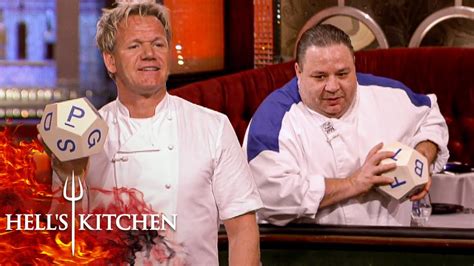 The Chefs Blank On A Game Of Craps For Ingredients Hell’s Kitchen Youtube