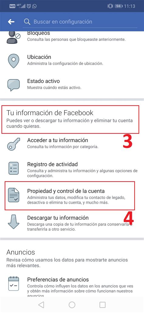 C Mo Desactivar O Eliminar Una Cuenta De Facebook Huawei Soporte M Xico