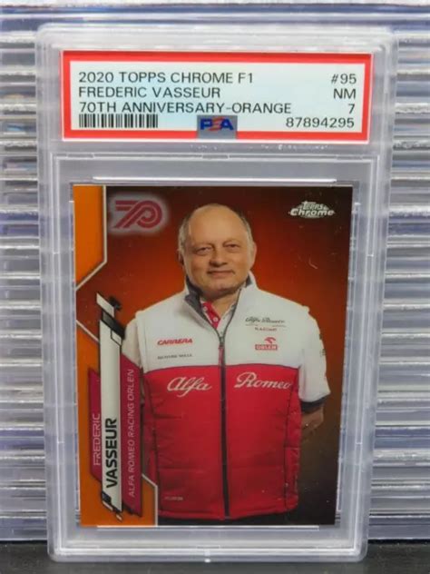 Topps Chrome F Fr D Ric Vasseur E R Fracteur Orange Recrue Rc