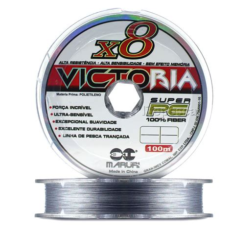 Linha Multifilamento Maruri Victoria 8X 0 40mm 55lbs 25kg 100 Metros