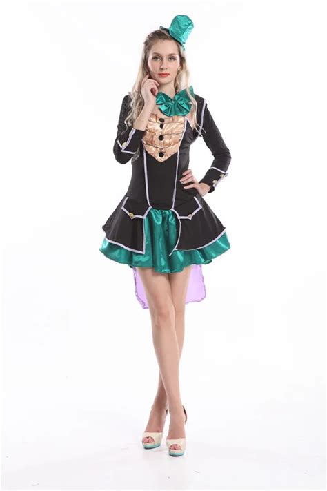 Gratis Verzending Dames Mad Hatter Fancy Dress Up Tea Party Alice In