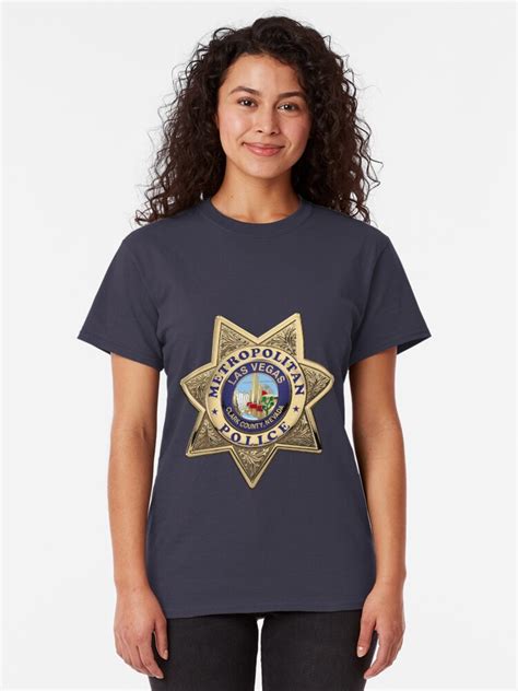 Las Vegas Metropolitan Police Department Lvmpd Badge Over Blue