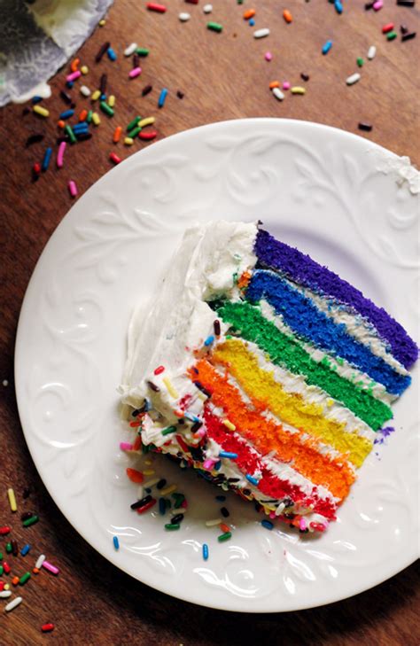 Birthday Cake Slice Rainbow