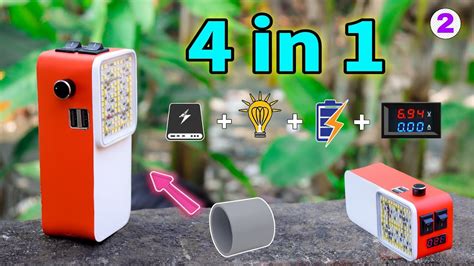 How To Make Power Bank Super Bright Led External Power With Pvc