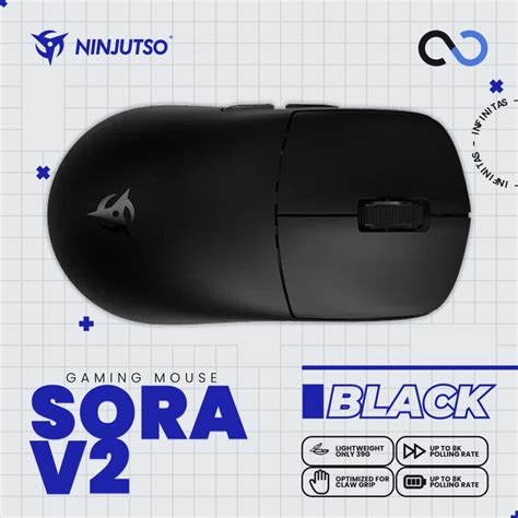 Jual Ready Ninjutso Sora V2 Wireless Super Light Gaming Mouse Shopee