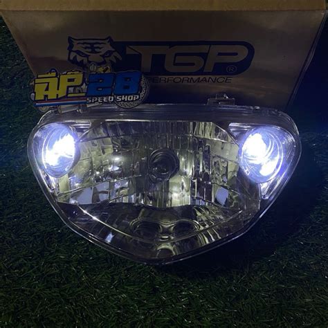 Jual REFLEKTOR LAMPU DEPAN MODEL QUIN UNTUK MOTOR MIO SPORTY 5TL