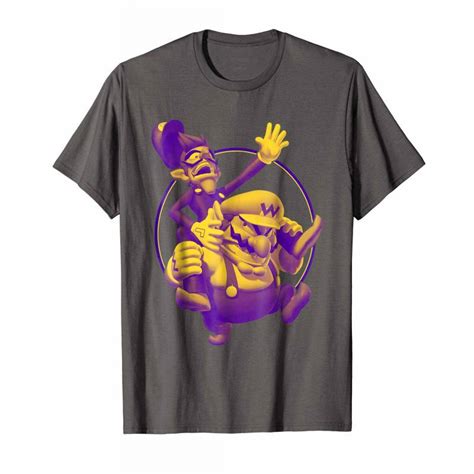 Nintendo Super Mario Waluigi Wario Duo Graphic T Shirt Love Art USA