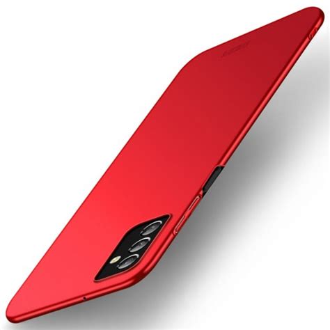 For Samsung Galaxy M52 5G MOFI Frosted PC Ultra Thin Hard Case Red