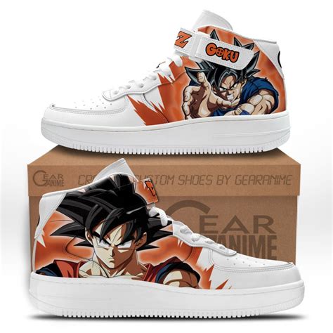 Goku Sneakers Air Mid Custom Dragon Ball Anime Shoes For Otaku Men US6