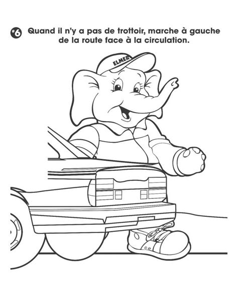 Coloriage S Curit Routi Re Pour Enfants