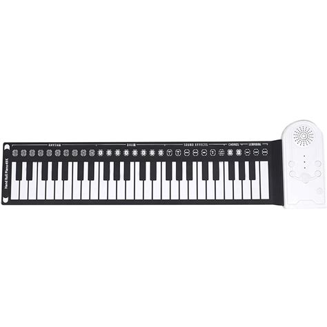 Hand Rolled Piano Portable Folding Electronic Keyboard Keys Silicone