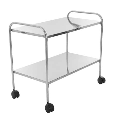 Mesa Auxiliar Inox X X Cm Al As E Rod Zios Ng Medical