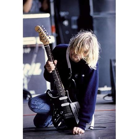 Amazon.com: Posterservice Kurt Cobain Guitar Poster: Nirvana Poster ...