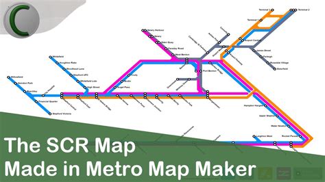 The SCR Map Made In Metro Map Maker YouTube