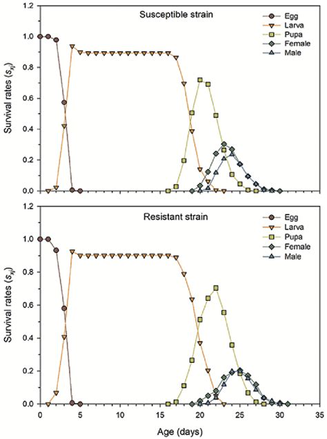 Age Stage Specific Survival Rate S Xj For The Laboratory Selected Download Scientific