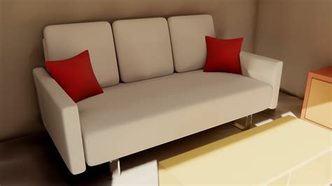 How To Model A Sofa Using Blender Low Poly Beginner Modeling Tutorial