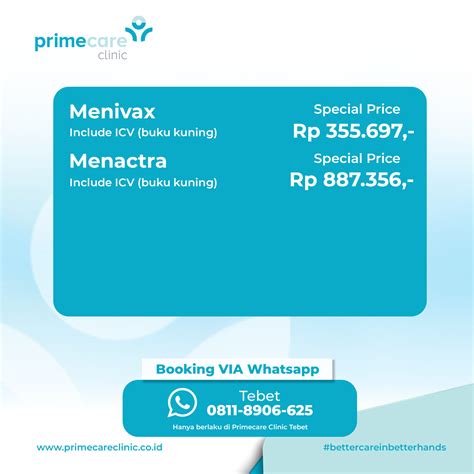 Update Harga Vaksin Haji Dan Umroh Primecare Clinic Tebet Primecare