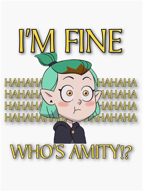 Amity Gay Panic Sticker For Sale By Georgigaze Redbubble